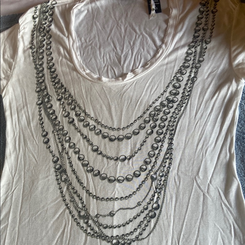 New York & Company Silver Layered Necklace